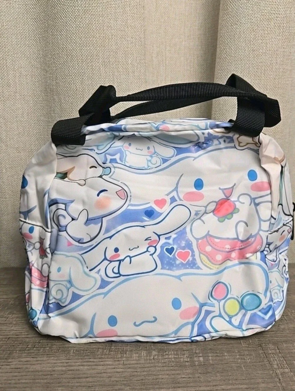 Anime Cinnamoroll Insulated Lunch Bag Medium Snack Box Cooler Girls Cartoon New